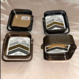 Set of 4 - 4x4 frames - brand new bronze and charcoal